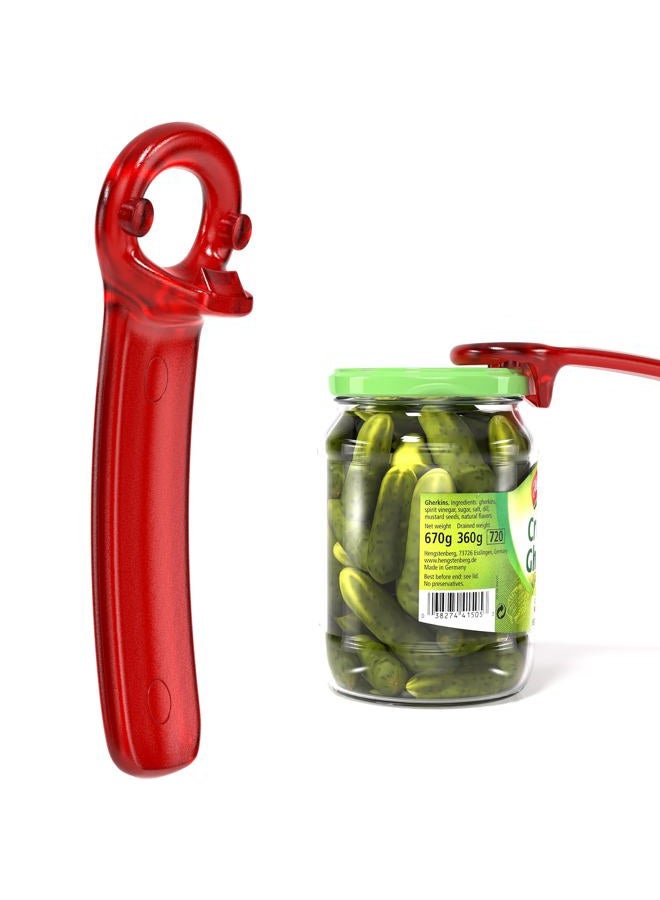 Readaeer 1 Pcs Readaeer Jar Opener for Weak Hand & Seniors with Arthritis (Red) - Image 1