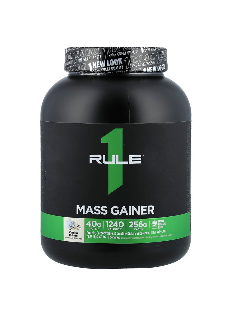 Mass Gainer, Vanilla Creme, 5.73 lb (2.6 kg)