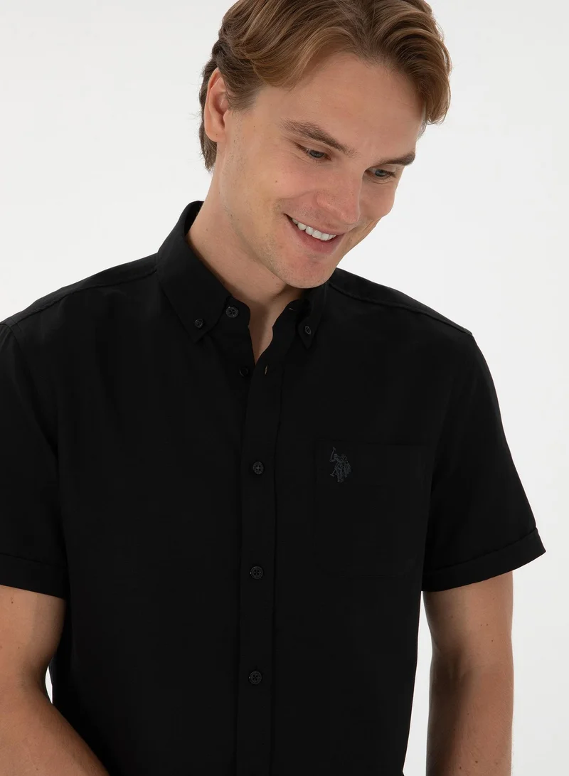 U.S. Polo Assn. Men's Embroidered Logo Regular Fit Short Sleeve Shirt