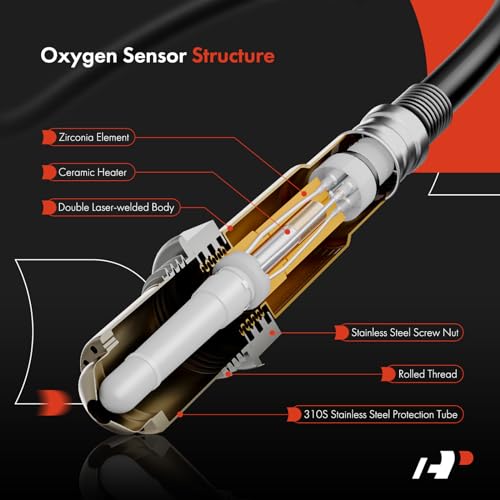 A-Premium O2 Oxygen Sensor Compatible with Chevy, GMC, Cadillac, Buick & Saturn Models - Equinox, Impala, Traverse, Captiva Sport, Terrain, SRX, Allure, Lacrosse - Upstream and Downstream, 4-PC Set - Image 4