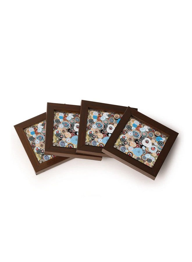 Paper Plane Design Tea Coffee Coaster Set Wooden Decorative Coasters Set. Home and Office Wooden Coasters Design 120 - Image 2