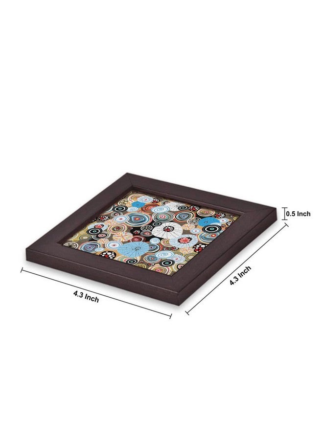 Paper Plane Design Tea Coffee Coaster Set Wooden Decorative Coasters Set. Home and Office Wooden Coasters Design 120 - Image 4