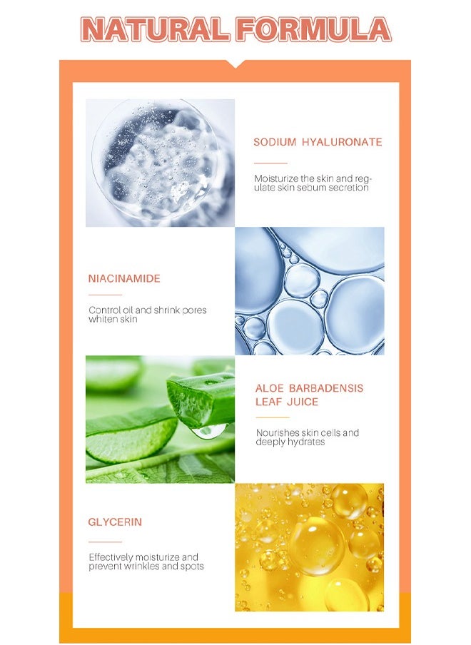 Lanthome - Glutathione White Serum, Vitaminc C & Kojic Acid Intensive Lightening Facial Serum Whitening The Skin Diminish Sunburn And Dark Spots 30ML - Image 1