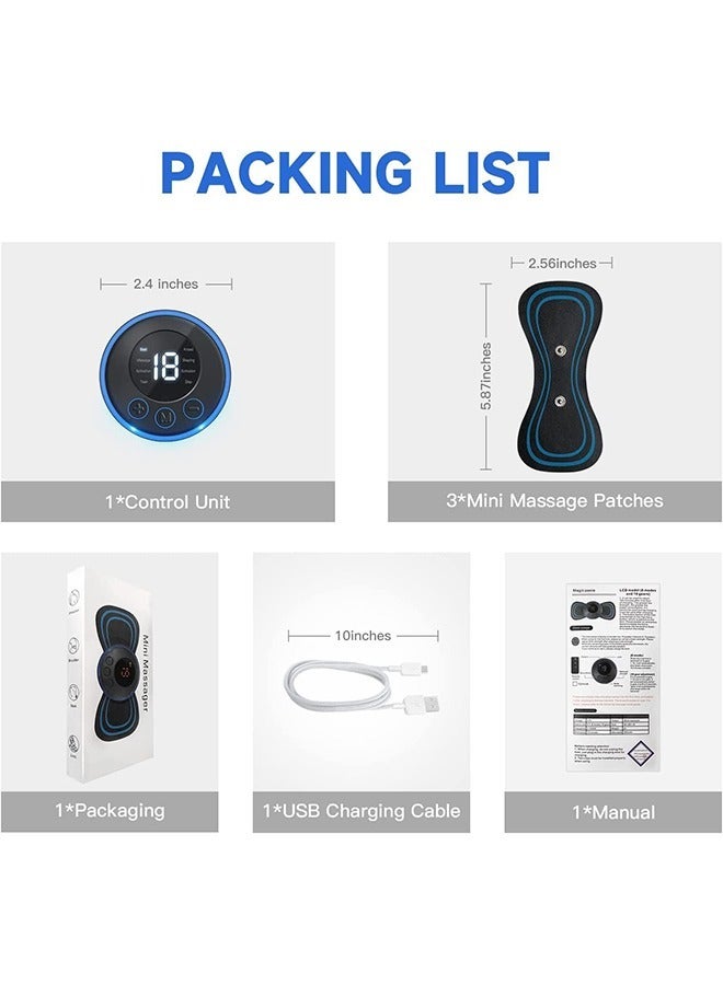 Loquat Body Massager Wireless Portable Neck Massager With 8 Modes And 19 Strength Levels Rechargeable Pain Relief - Image 4