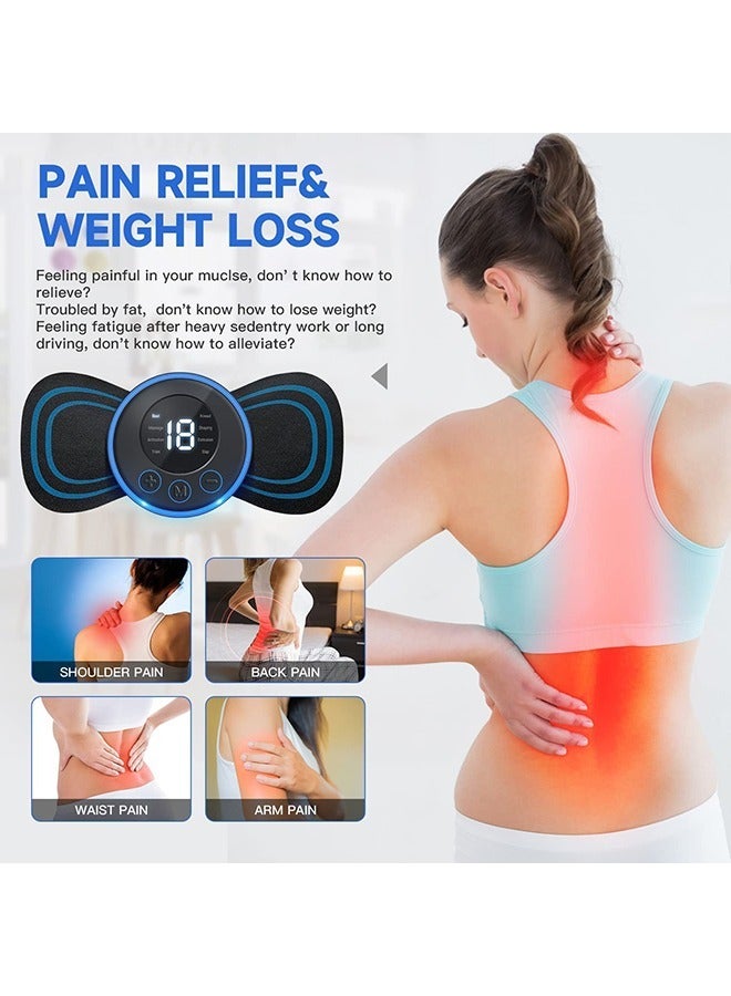 Loquat Body Massager Wireless Portable Neck Massager With 8 Modes And 19 Strength Levels Rechargeable Pain Relief - Image 2