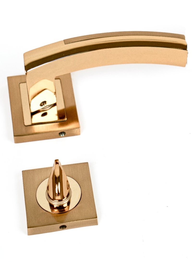 Siag Urve Rosetta Bathroom Door Handle - Image 2
