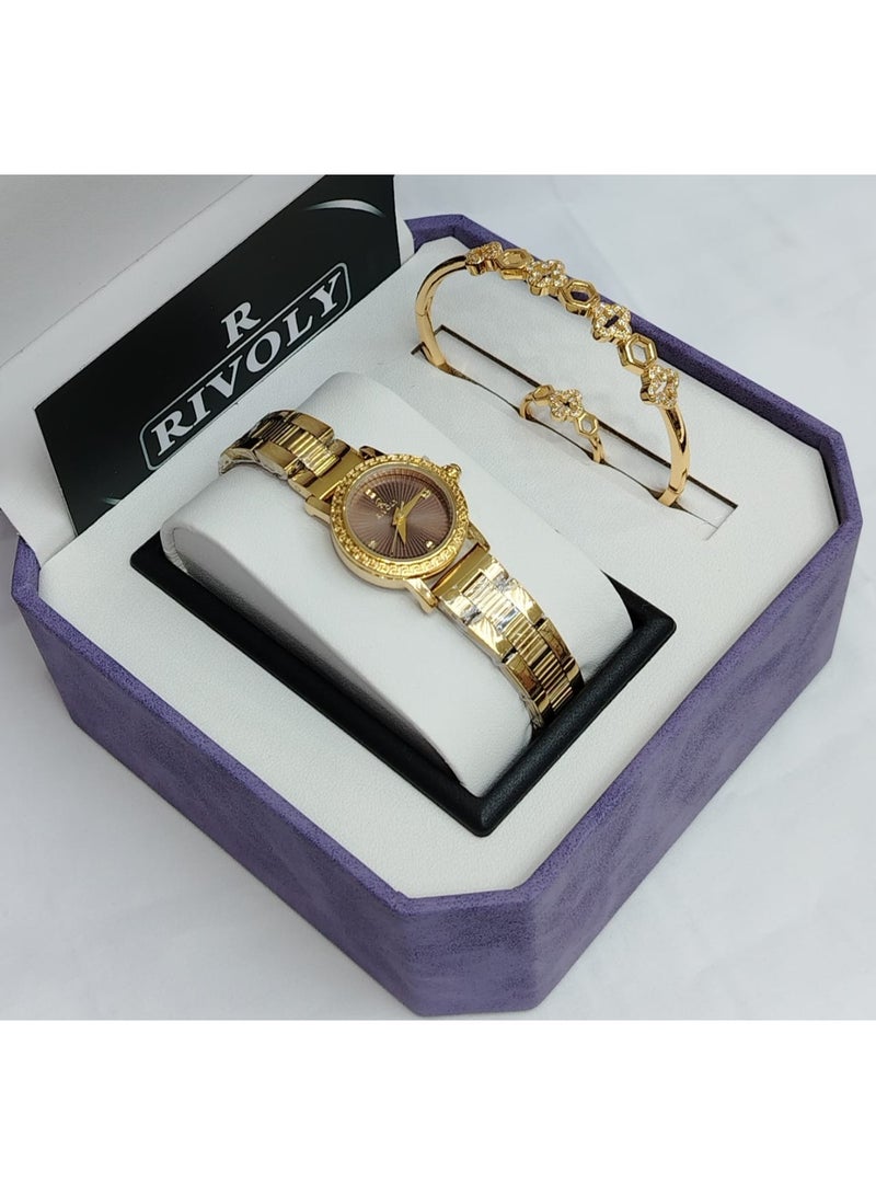 ريفولي ساعه مع الأسوارة مع الخاتم اخر اصدار من ريفولي