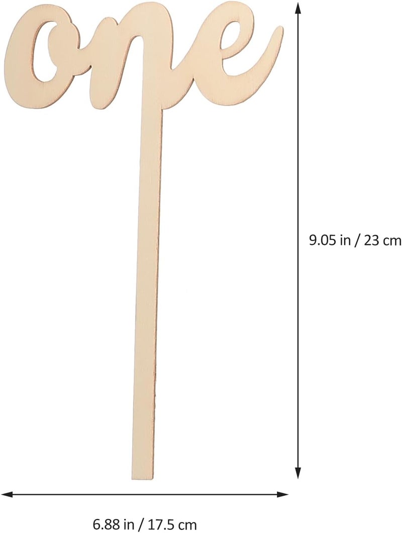 Tinksky Tinksky 12pcs OneTwelve Wooden Table Numbers on Sticks for Wedding Party Decoration - Image 2