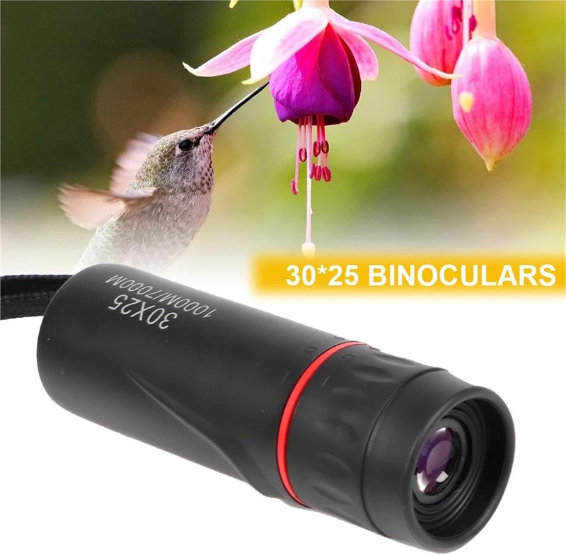 Mini Telescopes, HD 30x25 Monocular Telescope Binoculars Zooming Green Film Binocular Optical Hunting Tourism Scope for Outdoor,Pocket Telescope - Image 4
