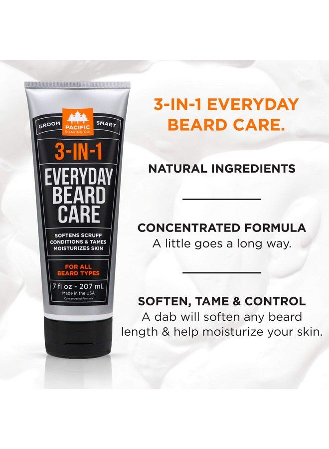pacific shaving company 3in1 Beard Care UltraConcentrated Formula Softens Scruff Conditions Tames and Moisturizes Skin for Any Beard Length 7 fl oz (Pack of 2) - Image 5