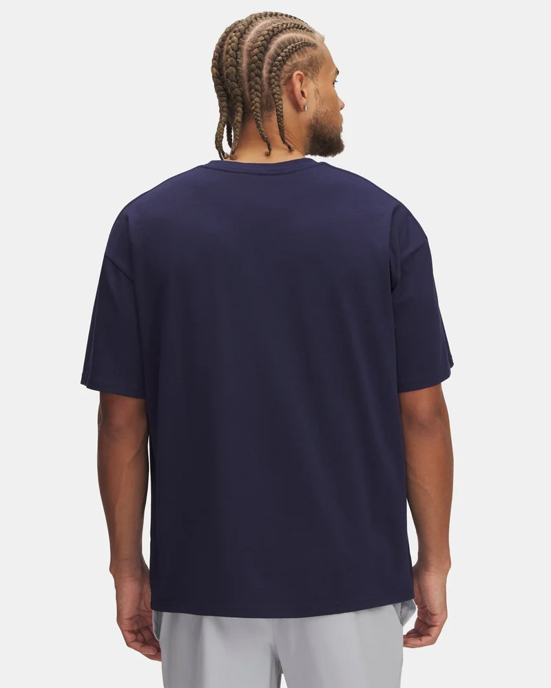 Under Armour Blue Men's Heavyweight SM Box T-Shirt for Men | Best Price UAE
