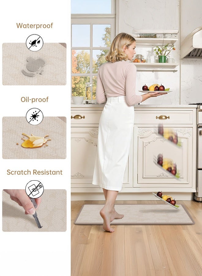 AiQi Waterproof Anti-Slip Kitchen Floor Mat Set of 2 (50×80cm + 50×150cm) | Soft Anti-Fatigue Comfort Rugs for Kitchen, Bedroom & Entrance - Image 5