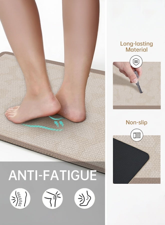 AiQi Waterproof Anti-Slip Kitchen Floor Mat Set of 2 (50×80cm + 50×150cm) | Soft Anti-Fatigue Comfort Rugs for Kitchen, Bedroom & Entrance - Image 4