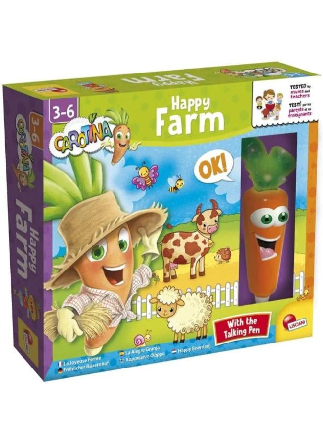 Lisciani Happy Farm Puzzle with Talking Pen - Image 1