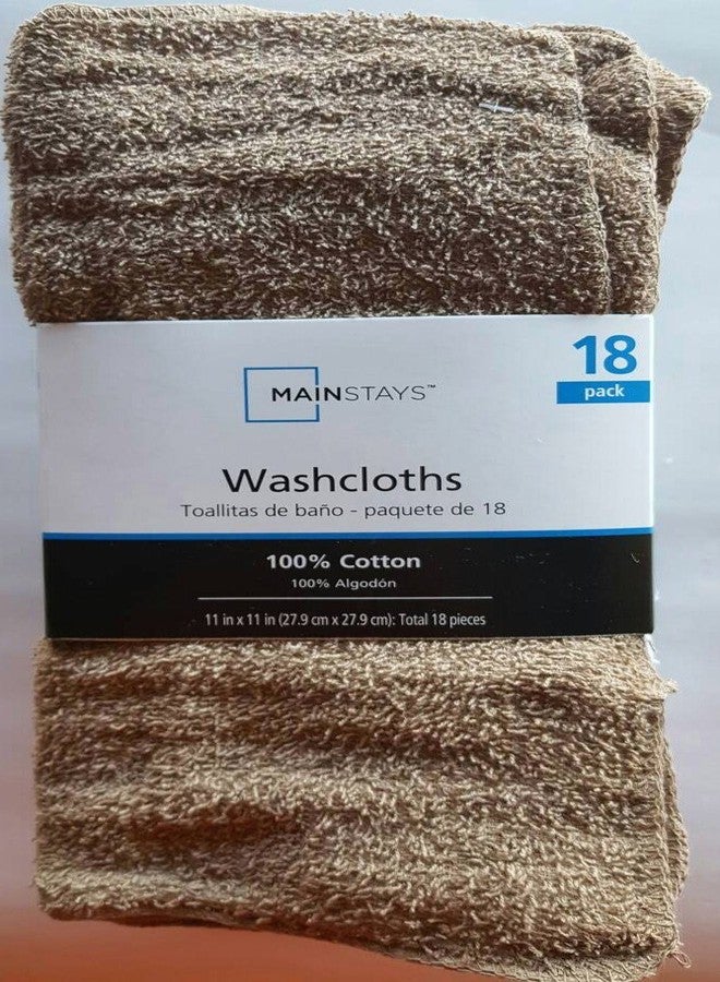 Mainstay مجموعة MAINSTAYS من 18 قطعة من مناشف القطن التيري الرقيقة المتنوعة - Image 5