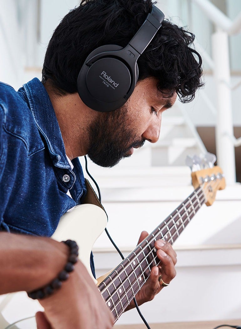 Roland سماعات رأس ستيريو رولاند RH-5 حول الأذن - Image 4