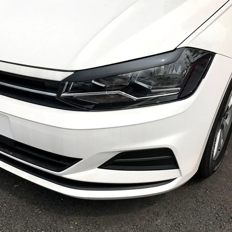 DEMULAX Gloss Black Headlight Eyelids for VW Polo MK6 - Image 5