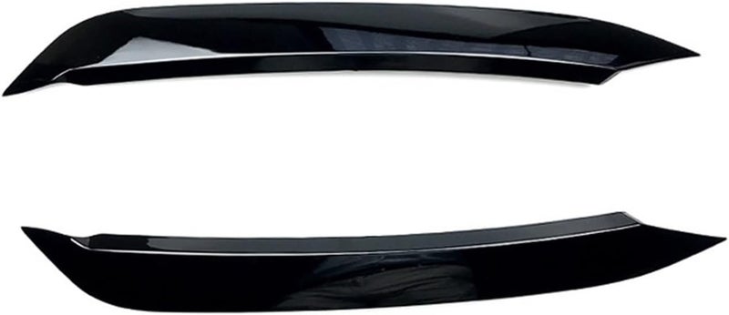 DEMULAX Gloss Black Headlight Eyelids for VW Polo MK6 - Image 1