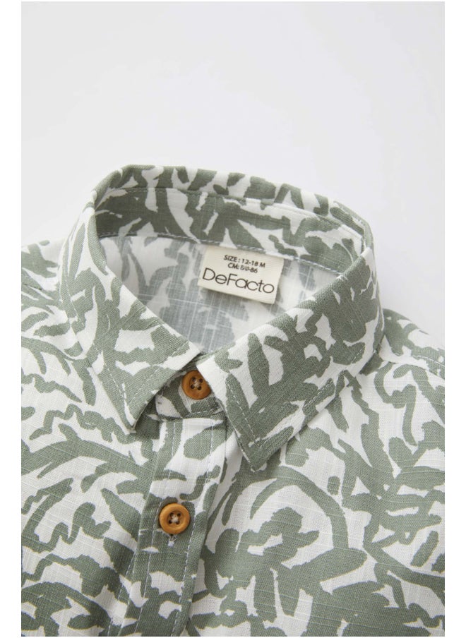 DeFacto - Babyboy Regular Fit Woven Long Sleeve Shirt - Image 1