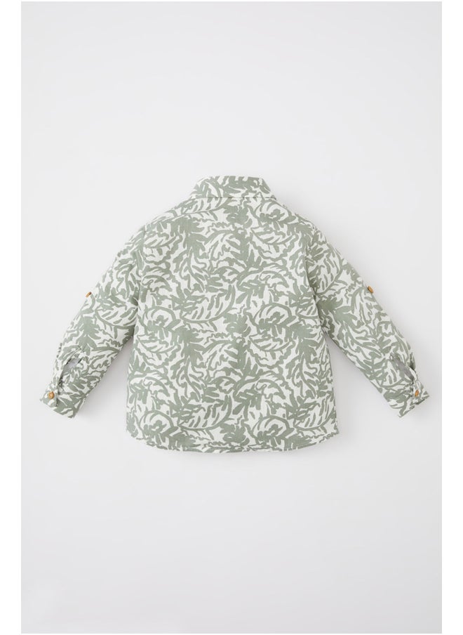 DeFacto - Babyboy Regular Fit Woven Long Sleeve Shirt - Image 1