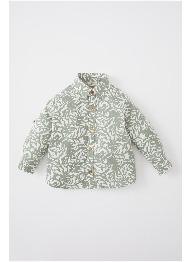 DeFacto - Babyboy Regular Fit Woven Long Sleeve Shirt - Image 1
