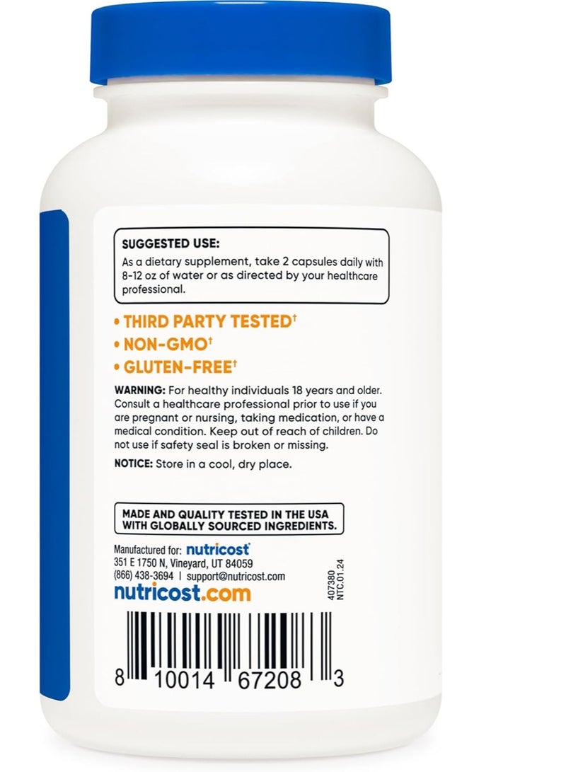 مغنيسيوم+ قوة إضافية ٤٢٠ ملغ، ١٢٠ كبسولة ٦٠ حصة - Image 3