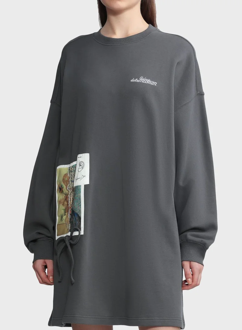 MUSIUM DIV. Logo Dress