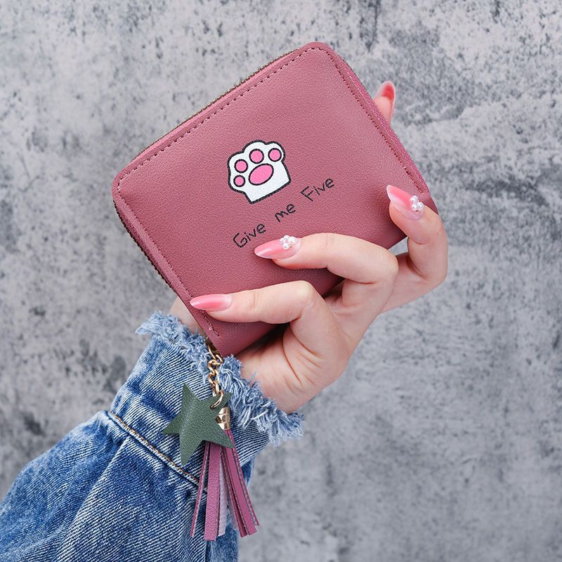 Multifunctional Solid Color PU Leather Wallet, RFID Blocking Design Portable Daily Storage Purse for Cards Cash Coin Business Use - Image 1