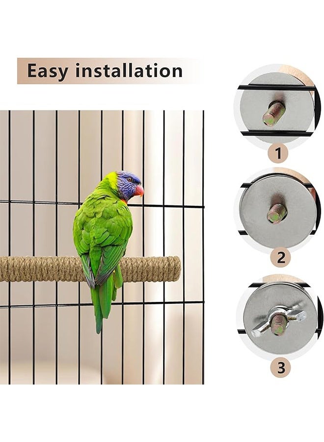 【Bird buddy Accessories】Equipped with screws and wing nuts on both sides, it is easy to install in bird cages of various sizes. No additional equipment is required for installation. - Image 4