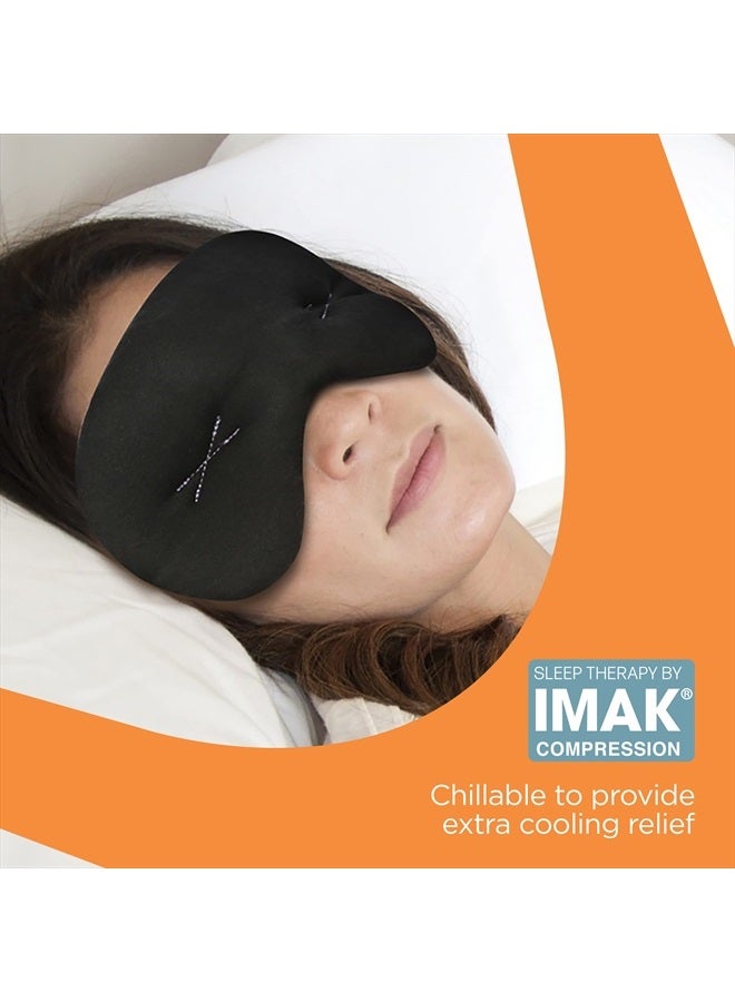 Brownmed IMAK Eye Pillow - Sleep Mask with ErgoBeads for Headache, Migraine, Puffy Eyes, and Eye Strain Pain Relief  - Image 5