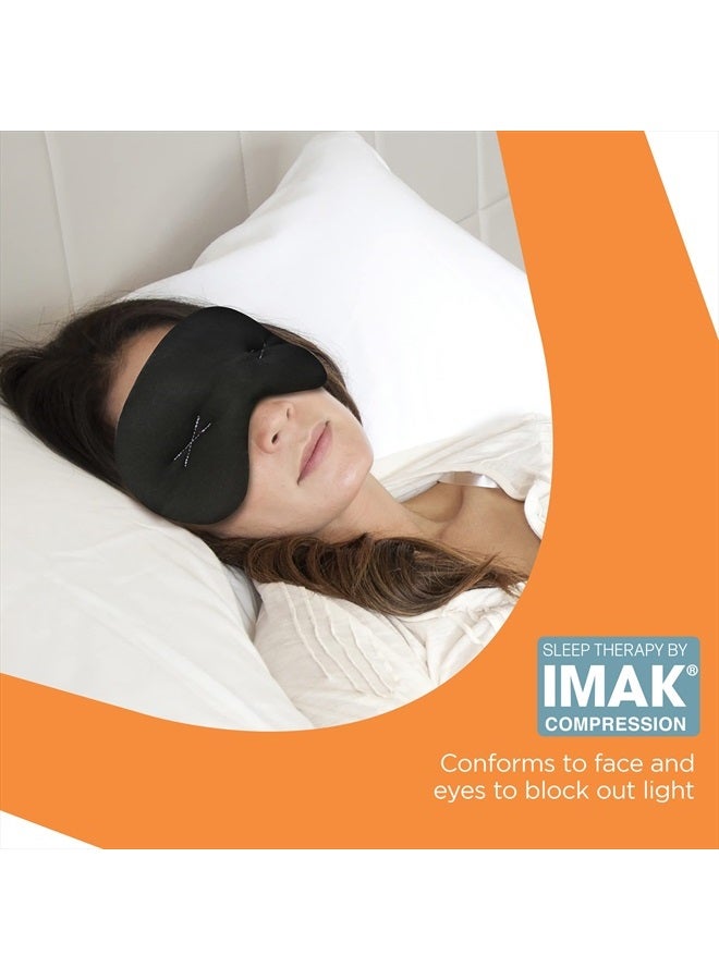Brownmed IMAK Eye Pillow - Sleep Mask with ErgoBeads for Headache, Migraine, Puffy Eyes, and Eye Strain Pain Relief  - Image 2