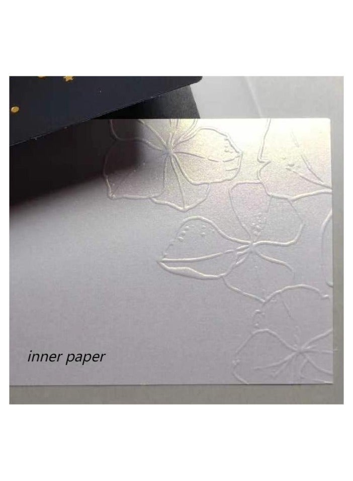 BenQuand Premium Birthday Card with Gold Embossing Black and Gold Foil Elegant Happy Birthday to You Envelope and Seal Anniversary Card Gift for Boyfriend Mum Daddy Everyday Use - Image 4