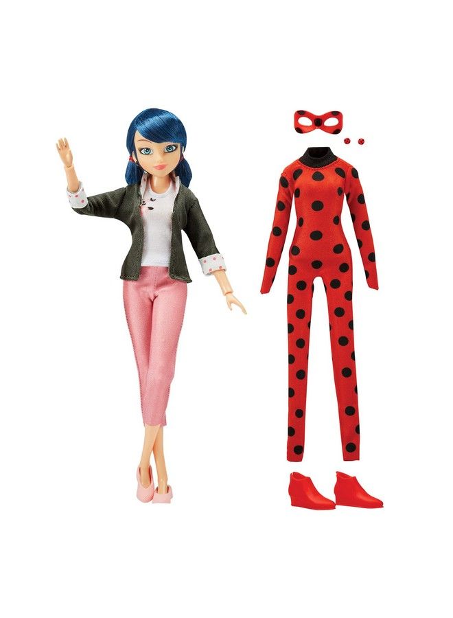 Miraculous سوبرهيرو قطة مارينيت مع زي الموضة ليدي باج من بلايميتس تويز - Image 2