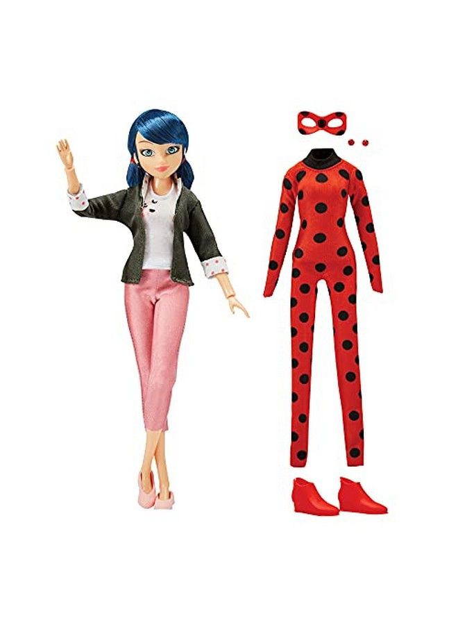 Miraculous سوبرهيرو قطة مارينيت مع زي الموضة ليدي باج من بلايميتس تويز - Image 1