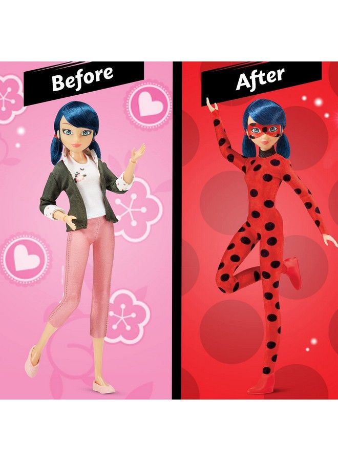 Miraculous سوبرهيرو قطة مارينيت مع زي الموضة ليدي باج من بلايميتس تويز - Image 5