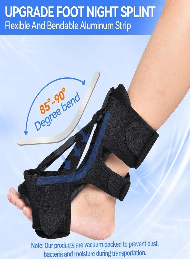 Puvin Plantar Fasciitis Night Splint for Women & Men - Universal Size 3 Adjustable Straps Achilles Tendonitis Brace, Heel Spur Pain Foot Splint, Plantar Fasciitis Relief for Sleeping - Image 3