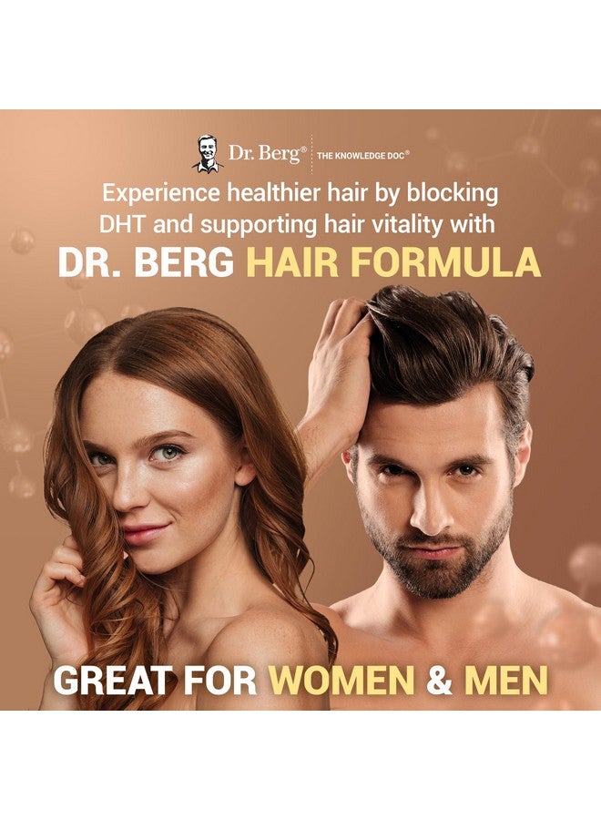 Dr. Berg Nutritionals Dr. Berg All-in-One Vitamins for Hair, Skin, & Nails - Advanced Formula with Biotin, Saw Palmetto, DHT Blocker, & Trace Minerals - 90 Veg Capsules - Image 3