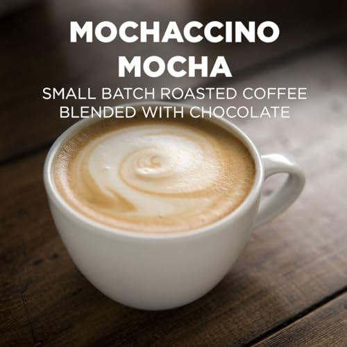 MAUD'S Mauds Chocolate Mocha Cappuccino Coffee Pods 18ct  Mochaccino Mocha Flavor  Made with Gourmet Arabica Coffee Pods Compatible with Keurig K Cups Maker - Image 5