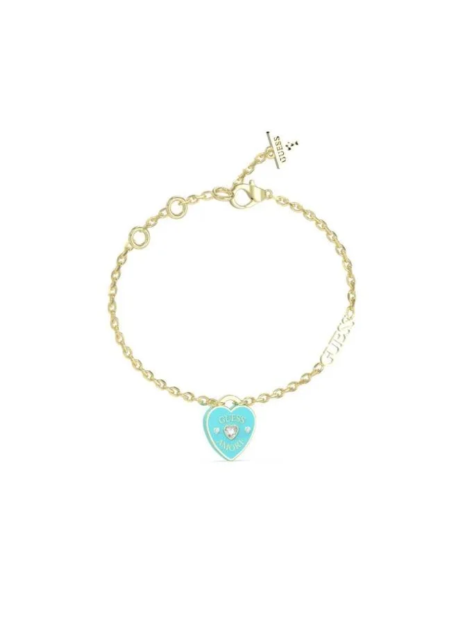 جس Heart Charm Bracelet