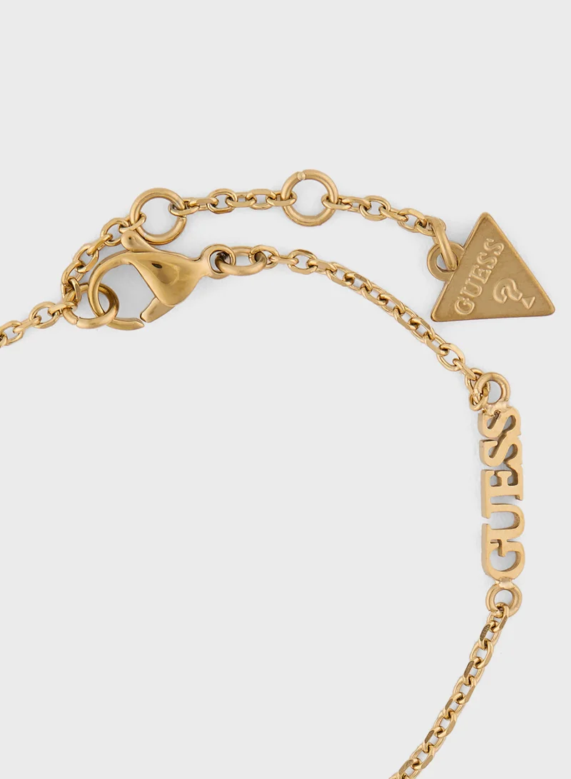 GUESS Heart Charm Bracelet
