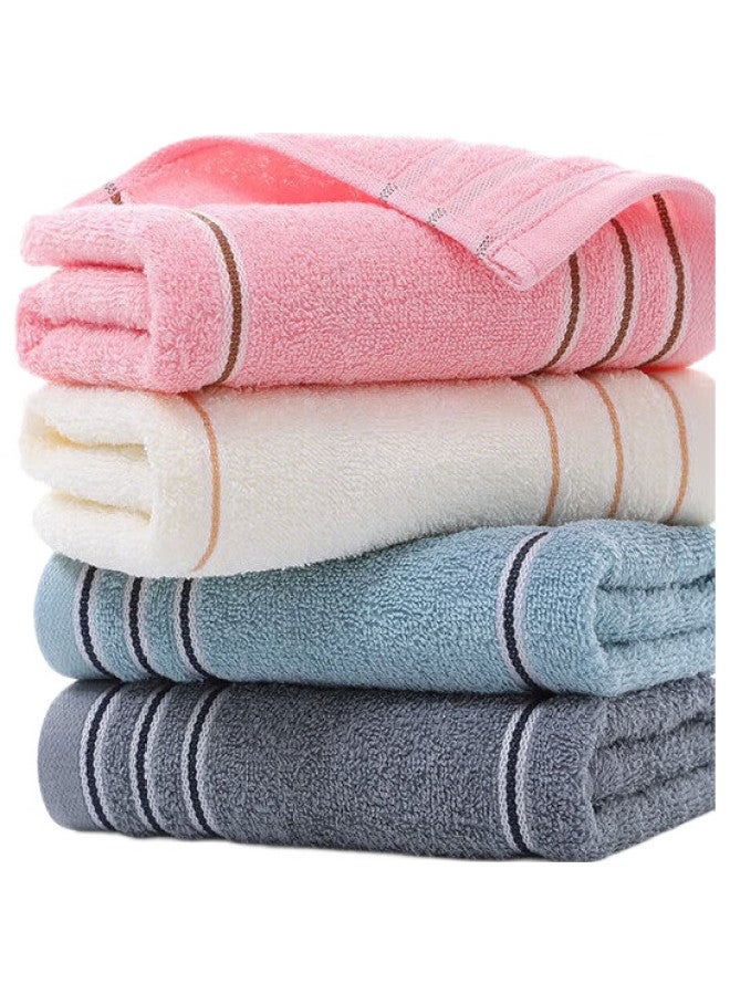 Grace Antibacterial Towel Gift Box, 4-Pack, Pure Cotton, Business Simple Design, Face Towels, Company Employee Benefits, Customizable Embroidery - Image 1