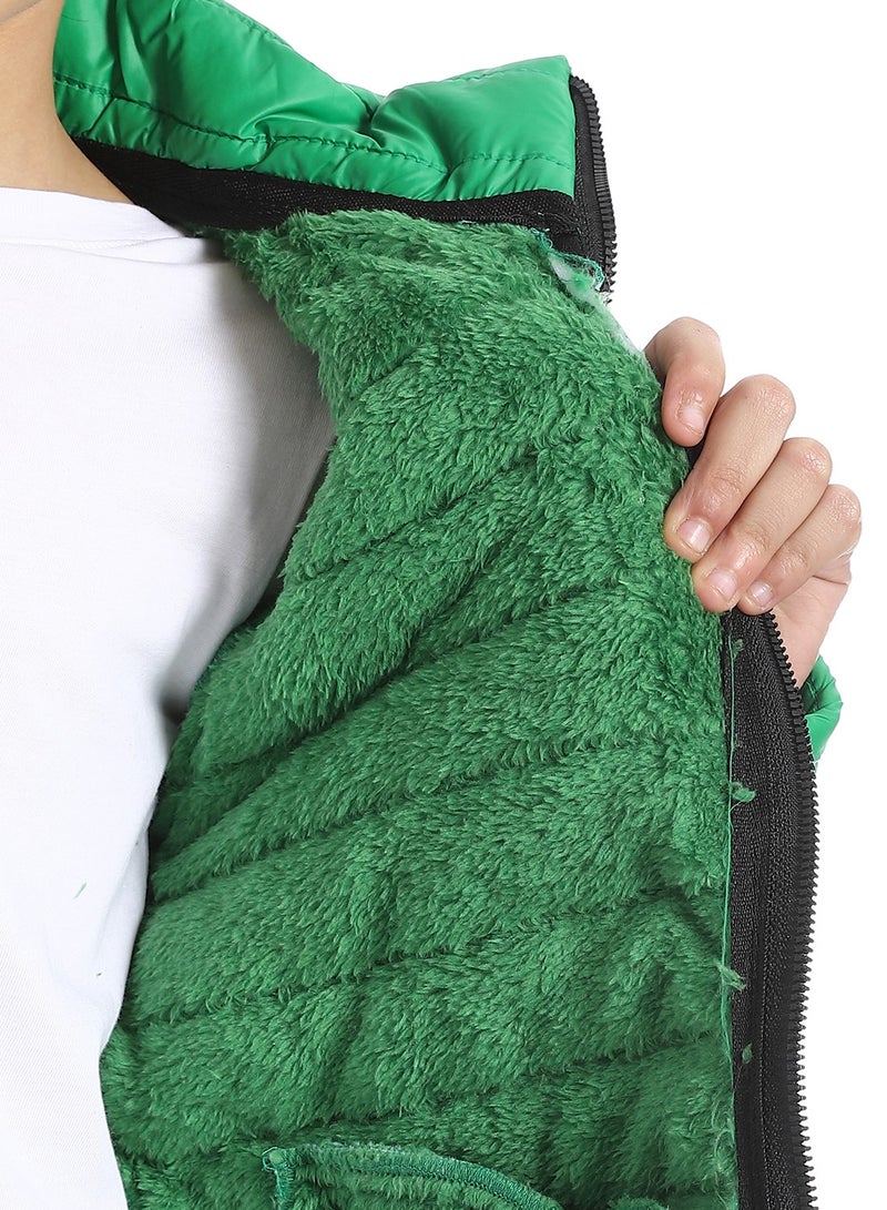 Boys Green Lightweight Padded Jacket_Light Green