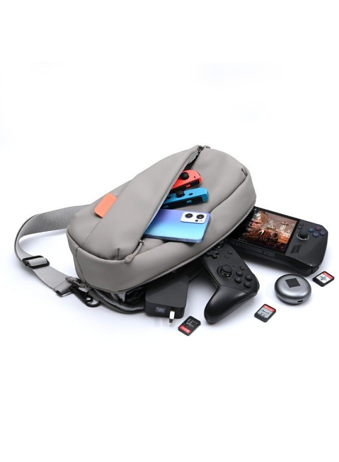 Steam Deck Crossbody Case, Switch/ROG Hardshell Lined Organizer - Image 1