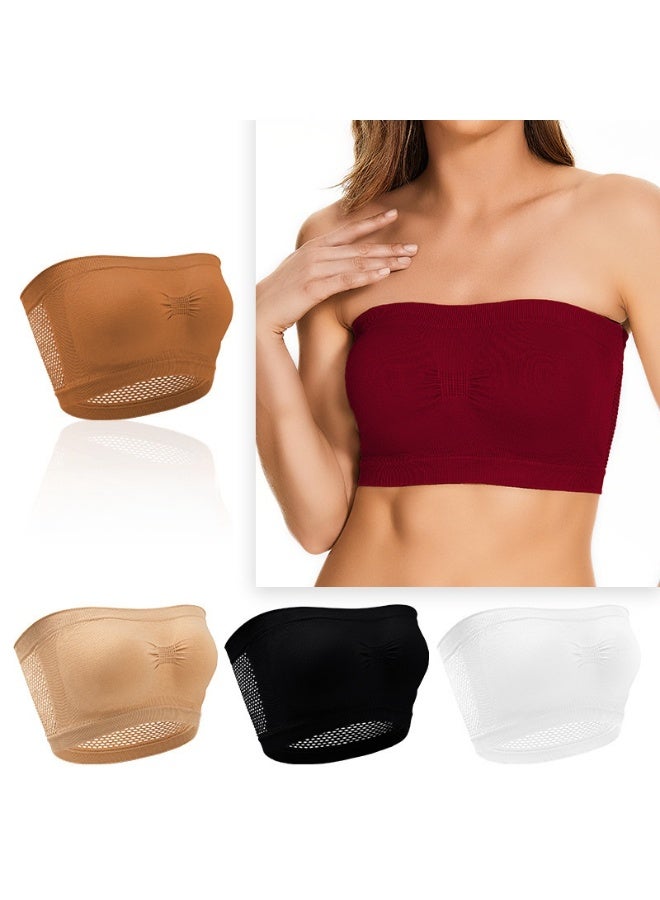 KUYING New Comfortable Skin Friendly Breathable And Slim Fit Vest Set Of 4  - Image 1