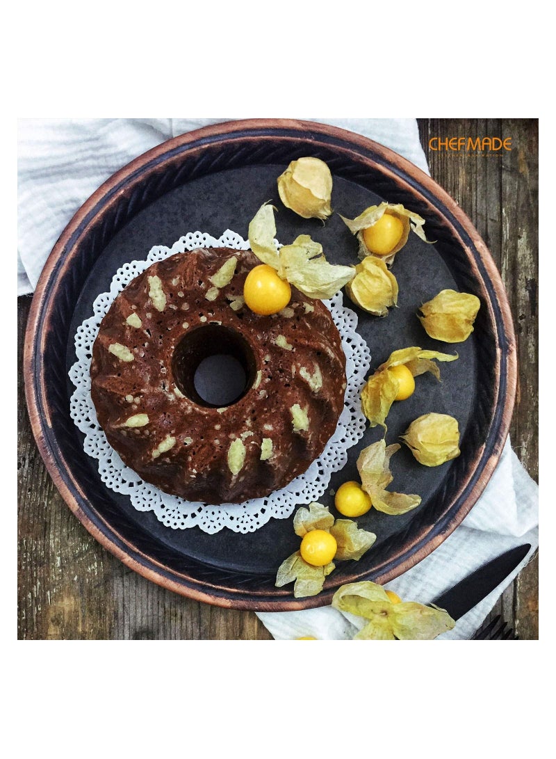 شيف ميد قالب كيك أنبوبي 6.5 بوصة غير لاصق على شكل دوامة أنبوب Kugelhopf - Image 5