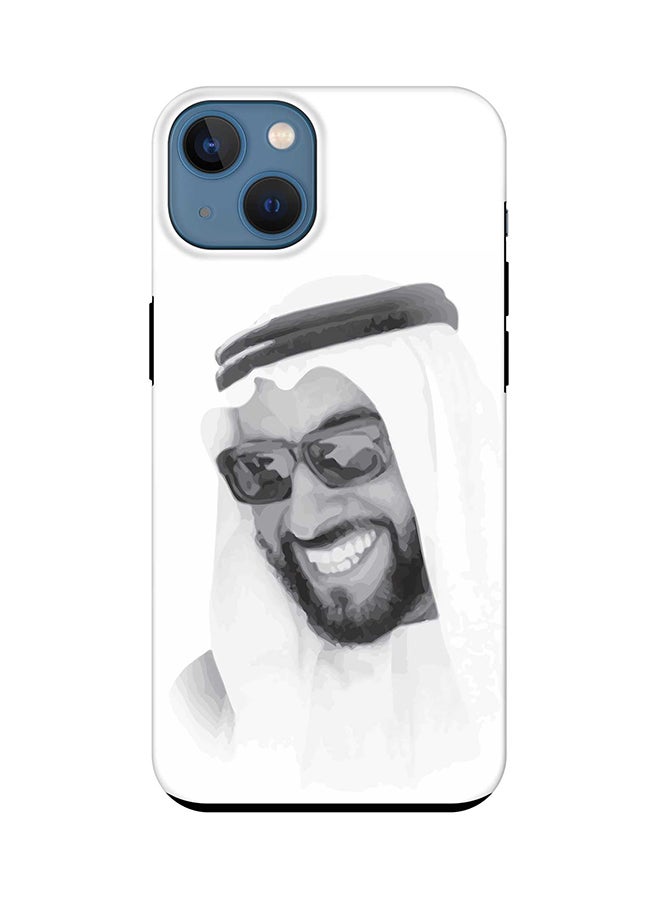 Stylizedd Tough Pro Case for iPhone 15 Dual Layer Hybrid PC TPU Customized Mobile Cover Matte Finish Phone Case - Zayed Our Father - Image 1