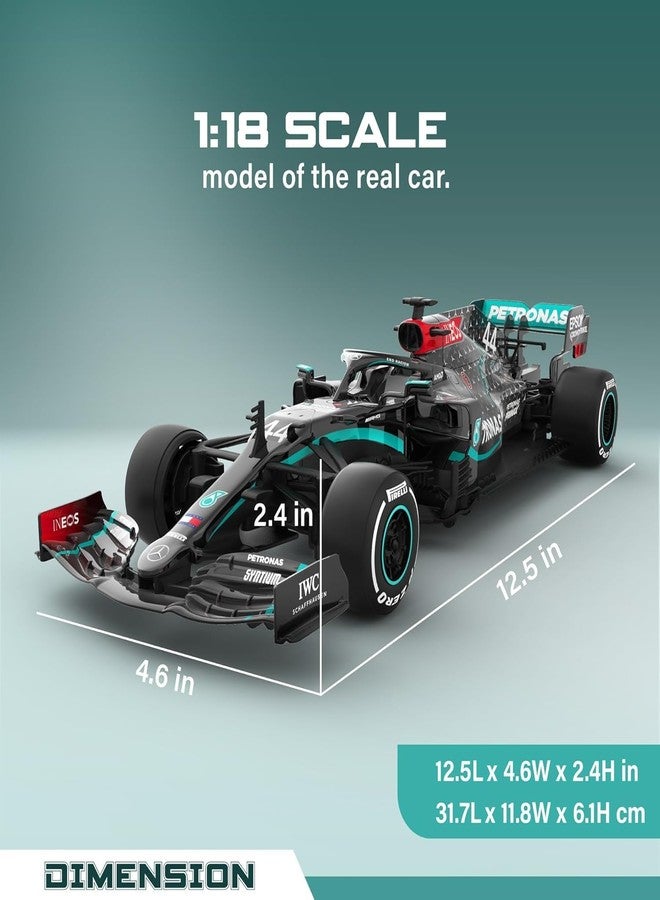 Wonder Digital سيارة مرسيدس-بنز F1 W11 EQ الأصلية من وندر ديجيتال، بمقياس 1:18، تعمل بجهاز تحكم عن بعد - مجموعة سباقات F1 فائقة للأطفال والكبار - سيارة تحكم عن بعد بتردد 2.4 جيجاهرتز، هدية مثالية - Image 4