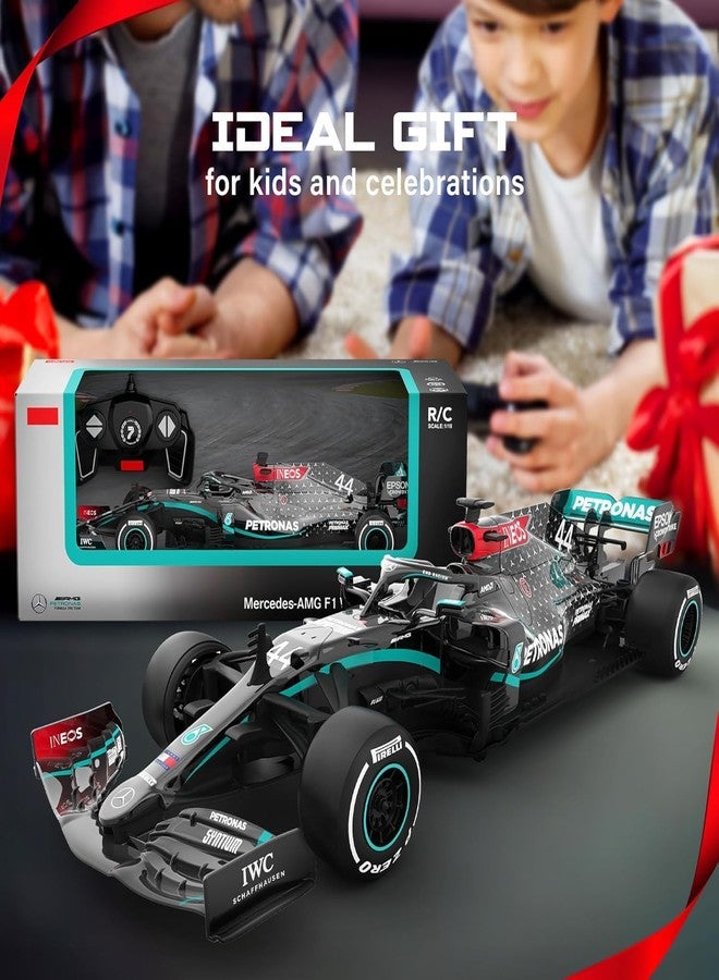 Wonder Digital سيارة مرسيدس-بنز F1 W11 EQ الأصلية من وندر ديجيتال، بمقياس 1:18، تعمل بجهاز تحكم عن بعد - مجموعة سباقات F1 فائقة للأطفال والكبار - سيارة تحكم عن بعد بتردد 2.4 جيجاهرتز، هدية مثالية - Image 2
