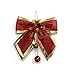 allgala allgala Christmas Decorative Bows for Wreath Garland Treetopper Christmas Tree (14" Large 1-PK)-XBW93042  - Image 2