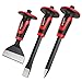 MAXPOWER 3PCS Masonry Chisel Set, 11 inch Point Chisel and Flat Chisel, 8 inch Brick Chisel, Tile Chisel Concrete - Image 2